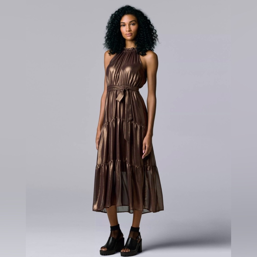Simply Vera Vera Wang Bronze Dress